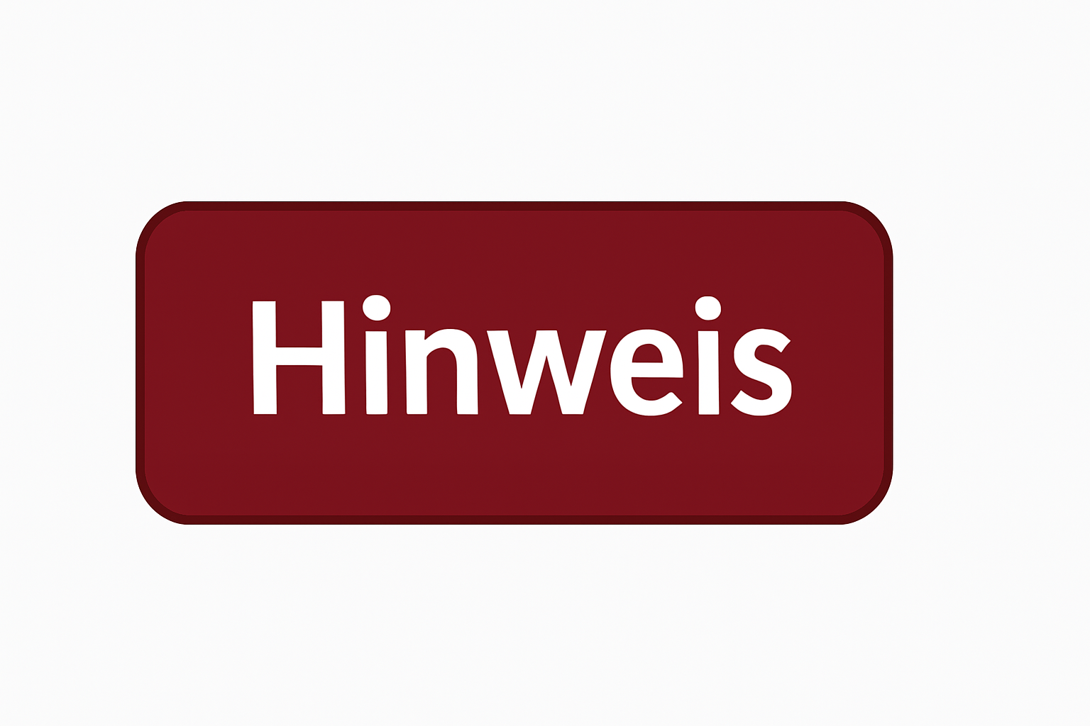 Hinweis